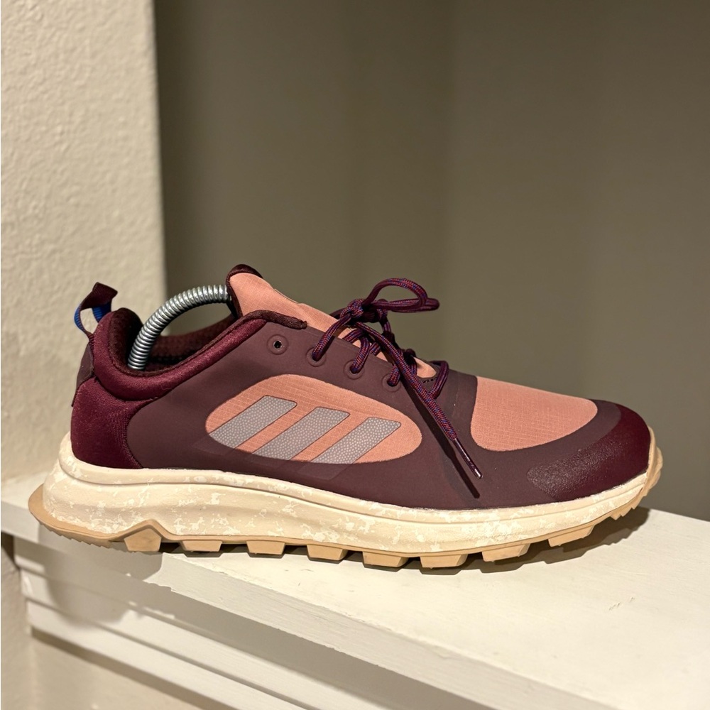 Adidas Response Trail X Running Shoe Sneakers EE9963 Pink Fabric Women’s Sz 10 - Picture 2 of 9